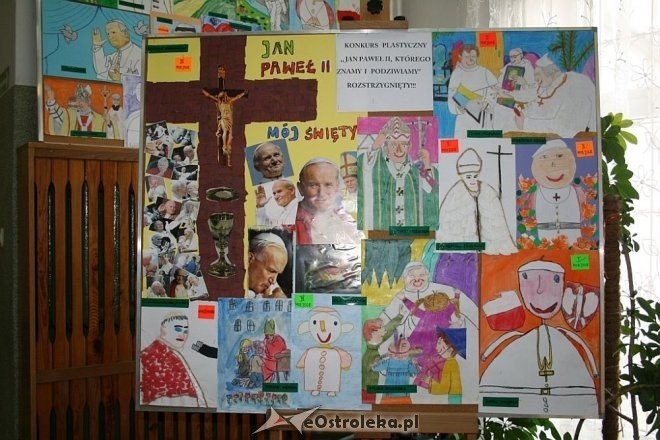 Uczniowie ze SOS-W uczcili pamięć Jana Pawła II [11.04.2014] - zdjęcie #13 - eOstroleka.pl