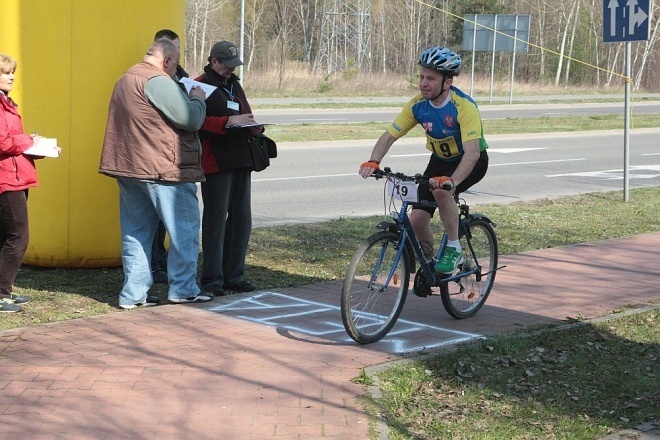 VI Ostrołęckie Zawody w Duathlonie [12.04.2014] - zdjęcie #7 - eOstroleka.pl