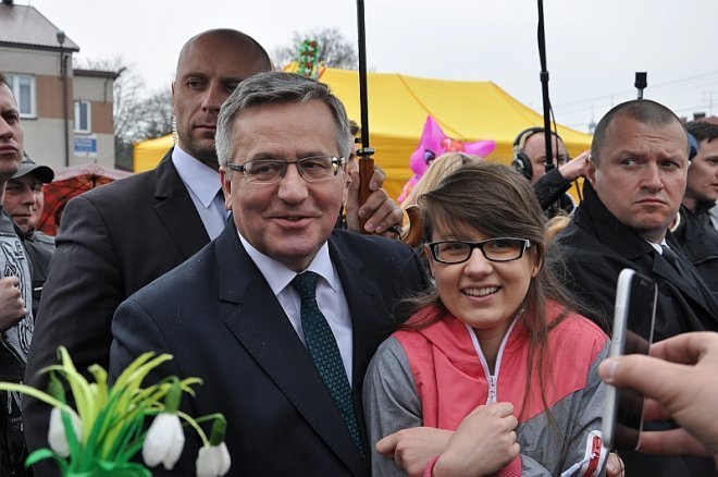 Niedziela Palmowa 2014 w Łysych z udziałem Prezydenta Bronisława Komorowskiego - zdjęcie #6 - eOstroleka.pl