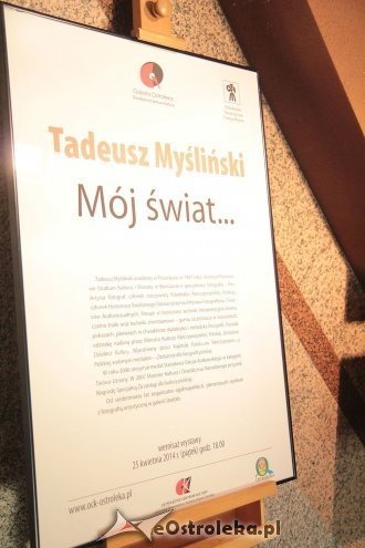 Wernisaż wystawy „Mój Świat” Tadeusza Myślińskiego [25.04.2014] - zdjęcie #3 - eOstroleka.pl
