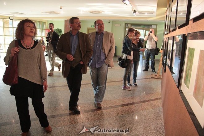 Wernisaż wystawy „Mój Świat” Tadeusza Myślińskiego [25.04.2014] - zdjęcie #7 - eOstroleka.pl