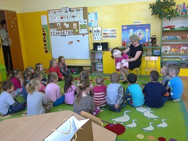 Spotkanie w Gminnym Przedszkolu Samorządowym w Czerwinie [28.04.2014] - zdjęcie #15 - eOstroleka.pl