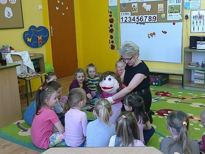Spotkanie w Gminnym Przedszkolu Samorządowym w Czerwinie [28.04.2014] - zdjęcie #14 - eOstroleka.pl