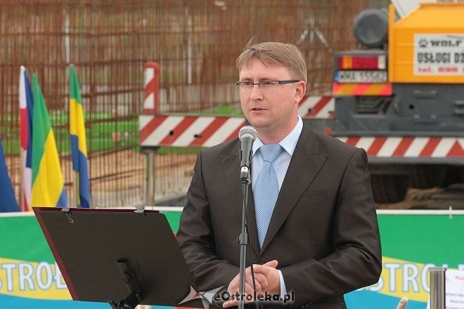 Uroczyste wmurowanie aktu erekcyjnego pod budowę Samorządowej Stacji Segregacji Odpadów Komunalnych [14.05.2014] - zdjęcie #50 - eOstroleka.pl