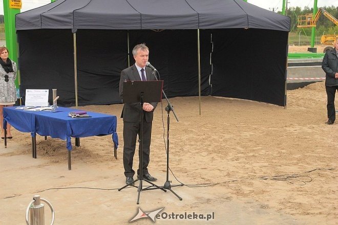Uroczyste wmurowanie aktu erekcyjnego pod budowę Samorządowej Stacji Segregacji Odpadów Komunalnych [14.05.2014] - zdjęcie #36 - eOstroleka.pl