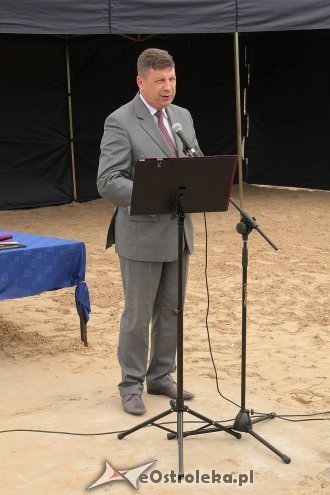 Uroczyste wmurowanie aktu erekcyjnego pod budowę Samorządowej Stacji Segregacji Odpadów Komunalnych [14.05.2014] - zdjęcie #29 - eOstroleka.pl