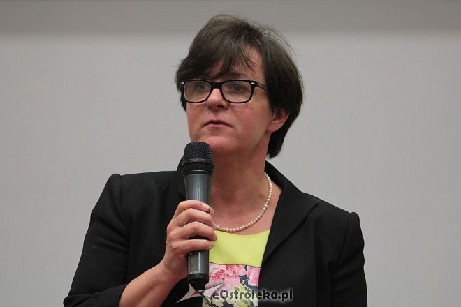 Minister Edukacji Joanna Kluzik Rostkowska w Ostrołęce [19.05.2014] - zdjęcie #7 - eOstroleka.pl