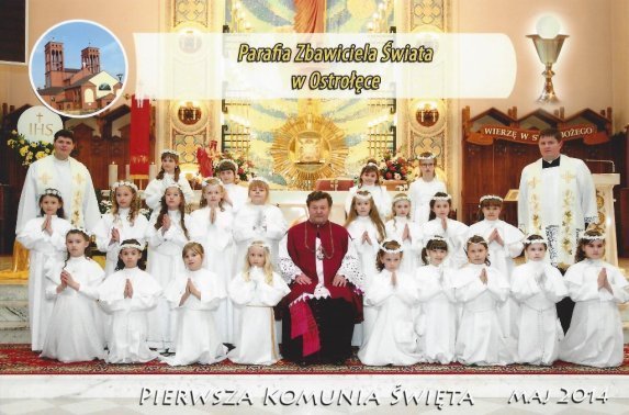 I Komunia Święta 2014 w parafii Zbawiciela Świata - zdjęcie #2 - eOstroleka.pl