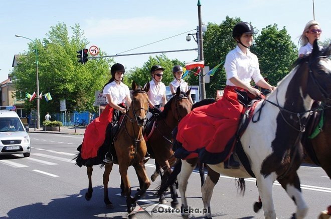 Parada kawalerii ulicami miasta [24.05.2014] - zdjęcie #29 - eOstroleka.pl