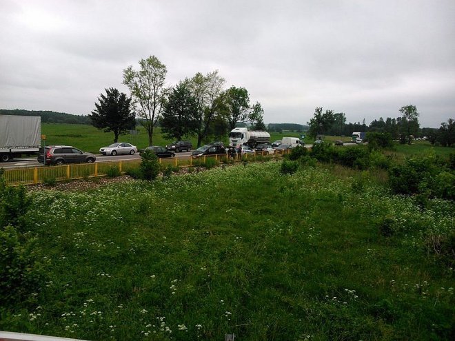 Tyszki Gostery: Dachowanie na skrzyżowaniu [02.06.2014] - zdjęcie #6 - eOstroleka.pl