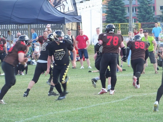 Turniej eliminacyjny PLFA: KFA Kurpie - Seahawks Gdynia (08.06.2014) - zdjęcie #2 - eOstroleka.pl