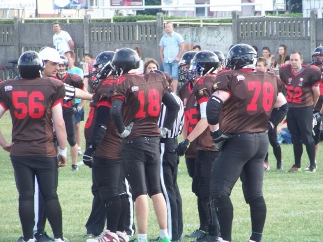 Turniej eliminacyjny PLFA: KFA Kurpie - Seahawks Gdynia (08.06.2014) - zdjęcie #1 - eOstroleka.pl