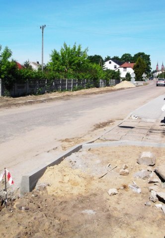 Myszyniec: Przebudowa ulicy Kolejowej - zdjęcie #2 - eOstroleka.pl