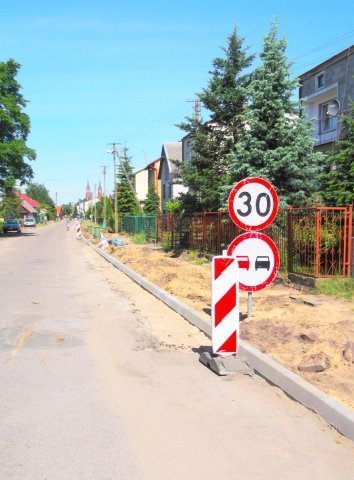 Myszyniec: Przebudowa ulicy Kolejowej - zdjęcie #1 - eOstroleka.pl