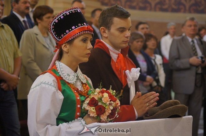 Wesele Kurpiowskie 2014: Ceremonia zaślubin po kurpiowsku [22.06.2014] - zdjęcie #51 - eOstroleka.pl