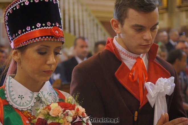Wesele Kurpiowskie 2014: Ceremonia zaślubin po kurpiowsku [22.06.2014] - zdjęcie #46 - eOstroleka.pl