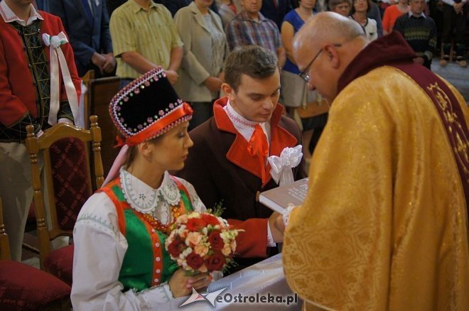 Wesele Kurpiowskie 2014: Ceremonia zaślubin po kurpiowsku [22.06.2014] - zdjęcie #38 - eOstroleka.pl