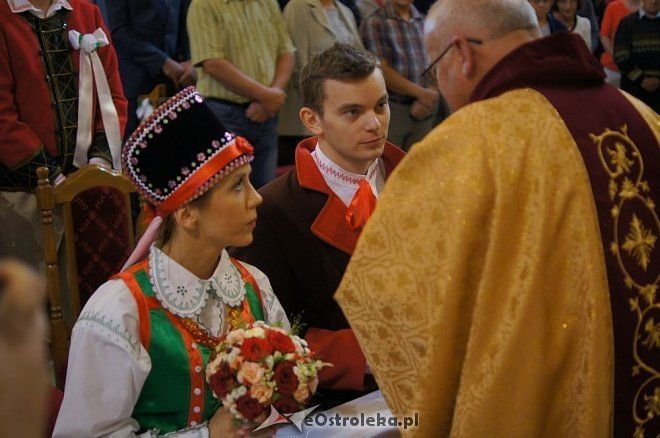 Wesele Kurpiowskie 2014: Ceremonia zaślubin po kurpiowsku [22.06.2014] - zdjęcie #36 - eOstroleka.pl