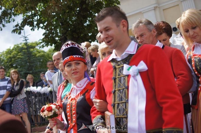 Wesele Kurpiowskie 2014: Ceremonia zaślubin po kurpiowsku [22.06.2014] - zdjęcie #19 - eOstroleka.pl