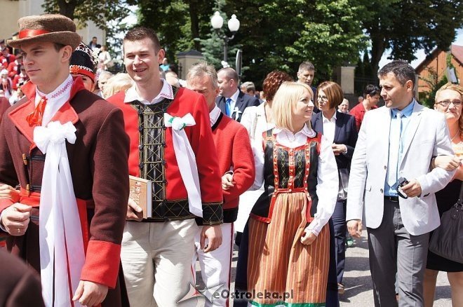 Wesele Kurpiowskie 2014: Ceremonia zaślubin po kurpiowsku [22.06.2014] - zdjęcie #11 - eOstroleka.pl