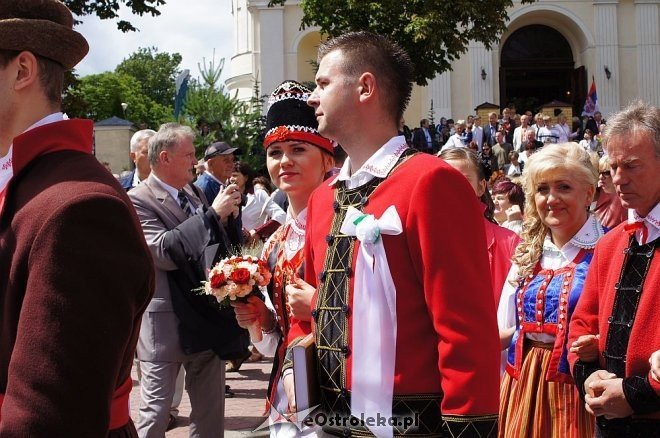 Wesele Kurpiowskie 2014: Ceremonia zaślubin po kurpiowsku [22.06.2014] - zdjęcie #10 - eOstroleka.pl