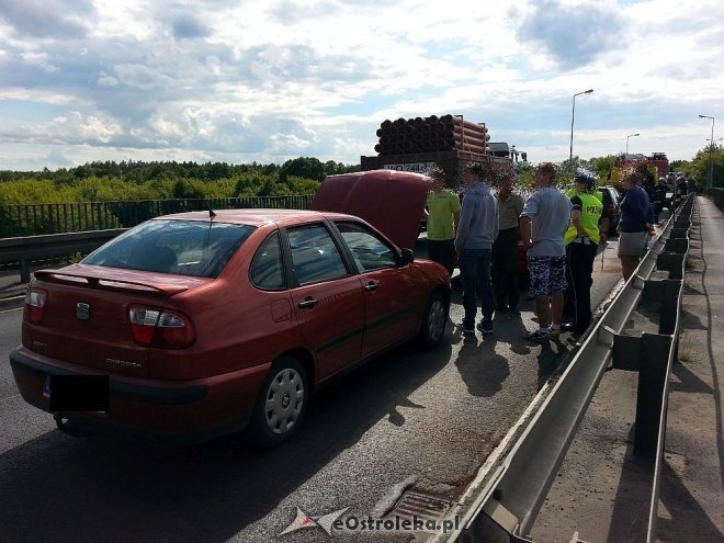 Karambol na „starym moście”. Zderzyły się cztery pojazdy [27.06.2014] - zdjęcie #5 - eOstroleka.pl