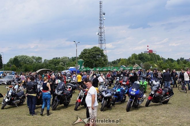 Parada motocykli ulicami Ostrołęki [28.06.2014] - zdjęcie #3 - eOstroleka.pl