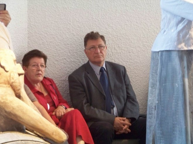 Wernisaż rzeźby prof. Piotra Gawrona (03.07.2014) - zdjęcie #6 - eOstroleka.pl
