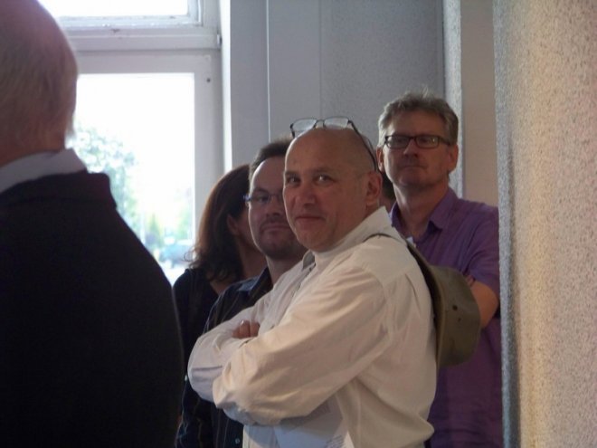 Wernisaż rzeźby prof. Piotra Gawrona (03.07.2014) - zdjęcie #5 - eOstroleka.pl