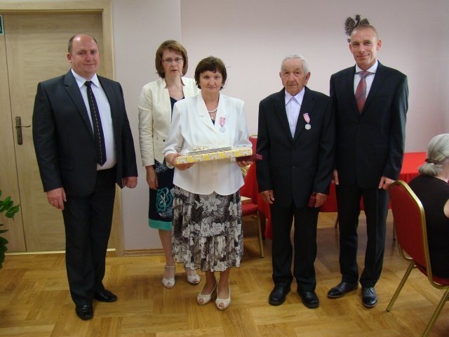 50 – lecie pożycia małżeńskiego w gminie Olszewo-Borki [09.07.2014] - zdjęcie #11 - eOstroleka.pl