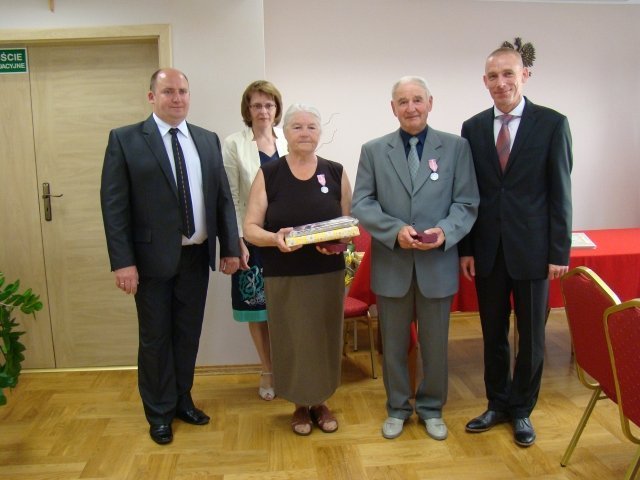 50 – lecie pożycia małżeńskiego w gminie Olszewo-Borki [09.07.2014] - zdjęcie #5 - eOstroleka.pl