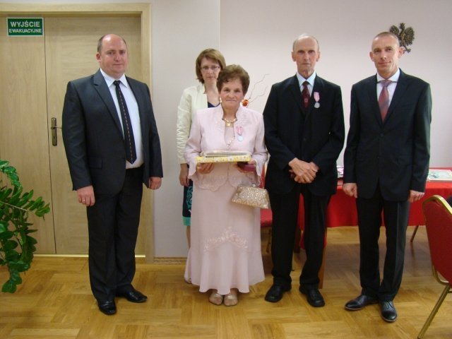 50 – lecie pożycia małżeńskiego w gminie Olszewo-Borki [09.07.2014] - zdjęcie #2 - eOstroleka.pl
