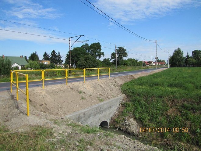 Odbiór chodnika w miejscowości Ławy i Rzekuń [09.07.2014] - zdjęcie #1 - eOstroleka.pl