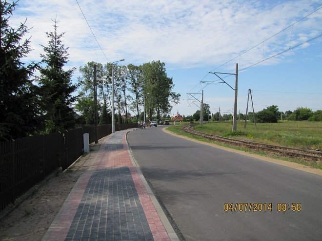 Odbiór chodnika w miejscowości Ławy i Rzekuń [09.07.2014] - zdjęcie #3 - eOstroleka.pl