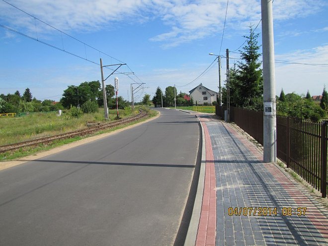 Odbiór chodnika w miejscowości Ławy i Rzekuń [09.07.2014] - zdjęcie #1 - eOstroleka.pl