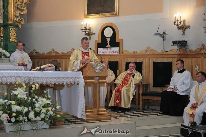 Piesza ełcka pielgrzymka na Jasną Górę zawitała do Ostrołęki [31.07.2014] - zdjęcie #1 - eOstroleka.pl