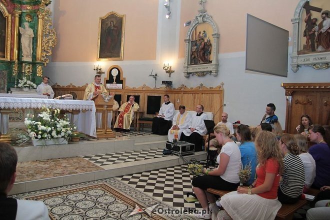 Piesza ełcka pielgrzymka na Jasną Górę zawitała do Ostrołęki [31.07.2014] - zdjęcie #2 - eOstroleka.pl