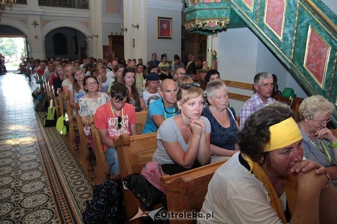 Piesza ełcka pielgrzymka na Jasną Górę zawitała do Ostrołęki [31.07.2014] - zdjęcie #18 - eOstroleka.pl