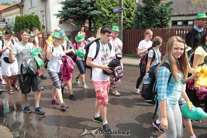 Piesza ełcka pielgrzymka na Jasną Górę zawitała do Ostrołęki [31.07.2014] - zdjęcie #26 - eOstroleka.pl