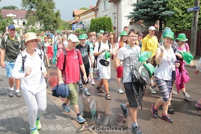 Piesza ełcka pielgrzymka na Jasną Górę zawitała do Ostrołęki [31.07.2014] - zdjęcie #94 - eOstroleka.pl