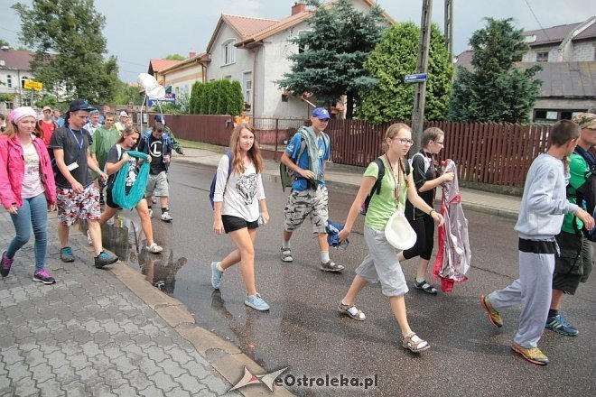 Piesza ełcka pielgrzymka na Jasną Górę zawitała do Ostrołęki [31.07.2014] - zdjęcie #112 - eOstroleka.pl