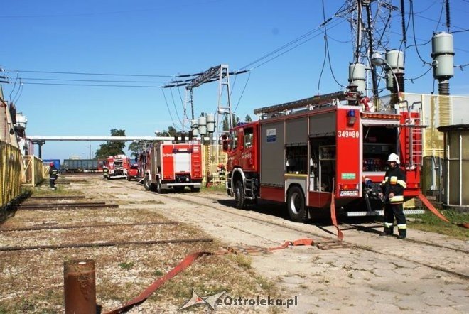 Ćwiczenia pożarowe w Energa Elektrownie [16.09.2014] - zdjęcie #2 - eOstroleka.pl