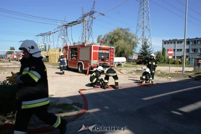 Ćwiczenia pożarowe w Energa Elektrownie [16.09.2014] - zdjęcie #6 - eOstroleka.pl