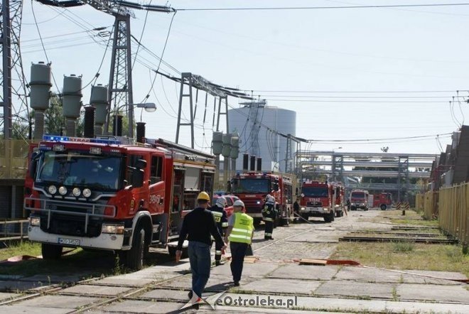 Ćwiczenia pożarowe w Energa Elektrownie [16.09.2014] - zdjęcie #9 - eOstroleka.pl