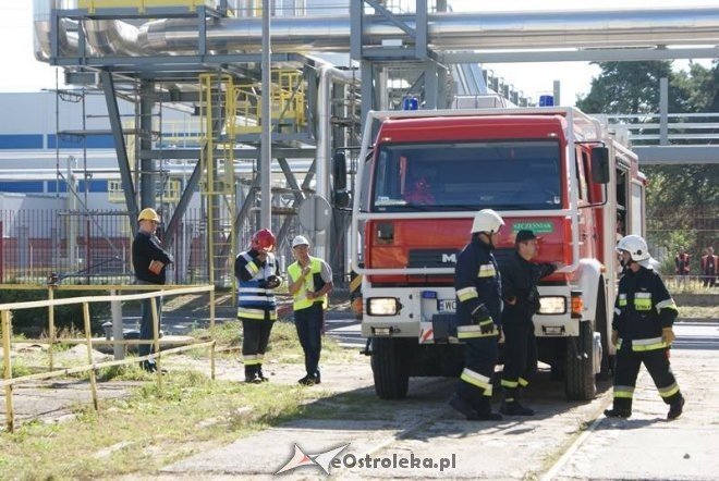 Ćwiczenia pożarowe w Energa Elektrownie [16.09.2014] - zdjęcie #13 - eOstroleka.pl