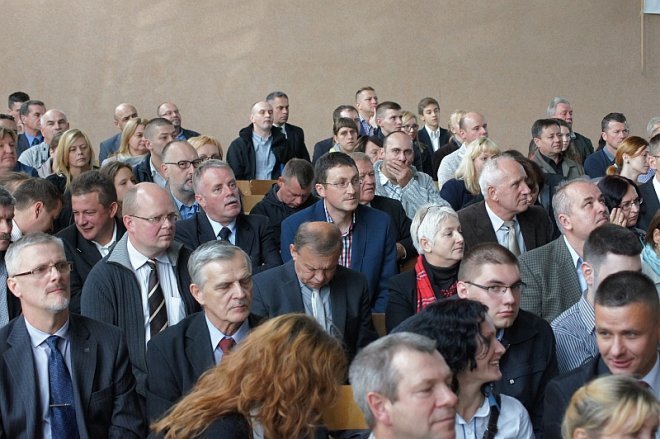 Jarosław Kaczyński w Kadzidle [05.10.2014] - zdjęcie #23 - eOstroleka.pl