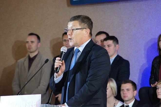 Jarosław Kaczyński w Kadzidle [05.10.2014] - zdjęcie #17 - eOstroleka.pl