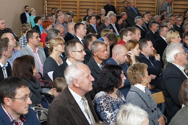 Jarosław Kaczyński w Kadzidle [05.10.2014] - zdjęcie #12 - eOstroleka.pl