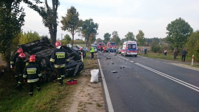 Karambol na drodze krajowej 61 - zdjęcie #3 - eOstroleka.pl
