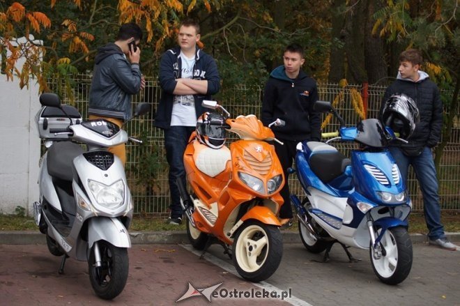 Zlot skuterów i motorowerów [12.10.2014] - zdjęcie #6 - eOstroleka.pl